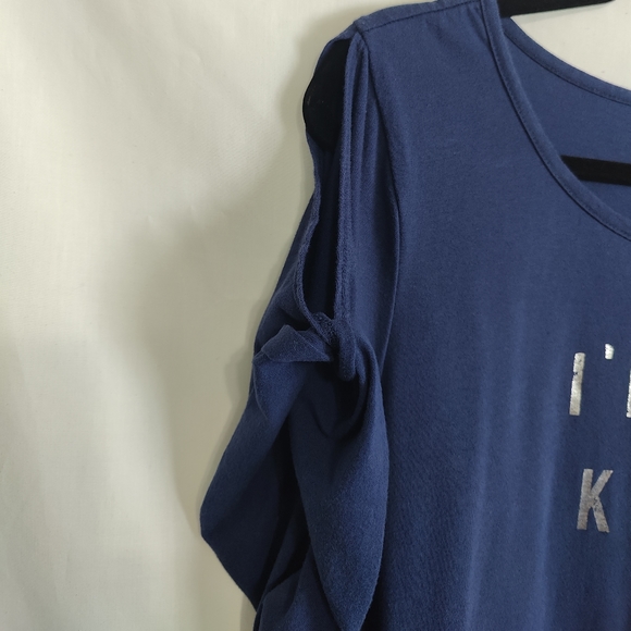 Lane Bryant - Blue T-shirt - Size 18/20 - Picture 4 of 5